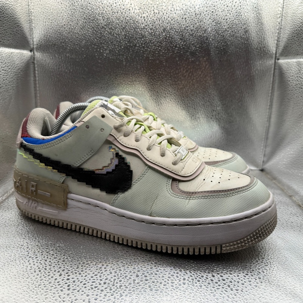 Size 11 Nike Air Force 1 Shadow SE Pixel Barely Green Womens Shoes CV8480-300
